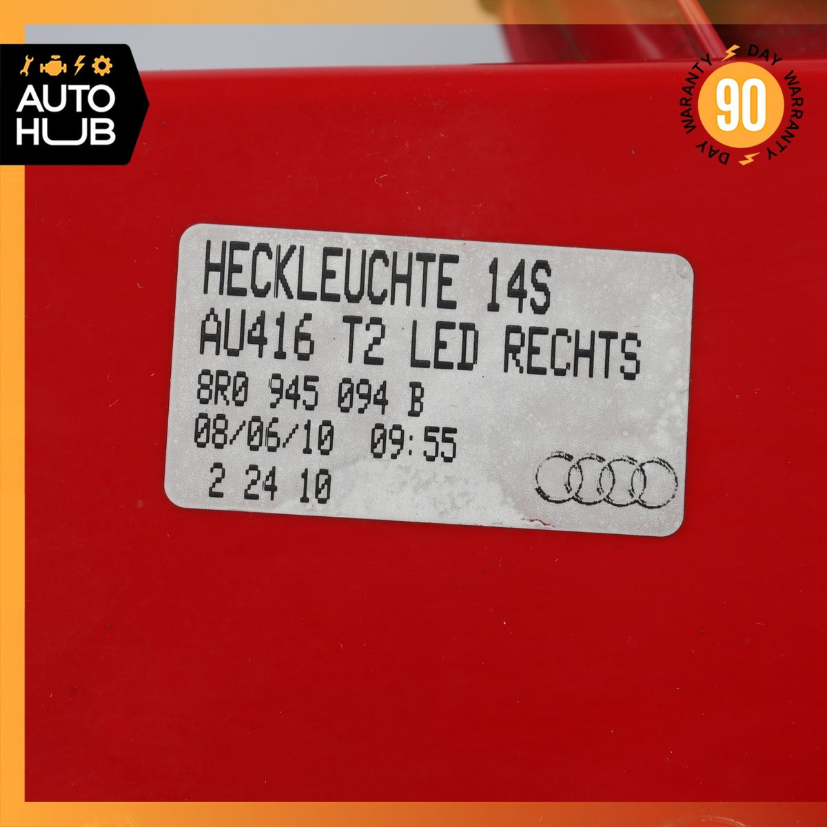 09-12 Audi 8R Q5 Rear Right Side Tail Light Lamp 8R0945094B OEM - photo 17