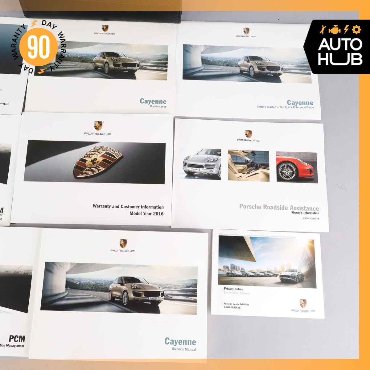 2016 Porsche Cayenne 958 S Operator's Owner's Manual Book Assembly OEM - photo 4