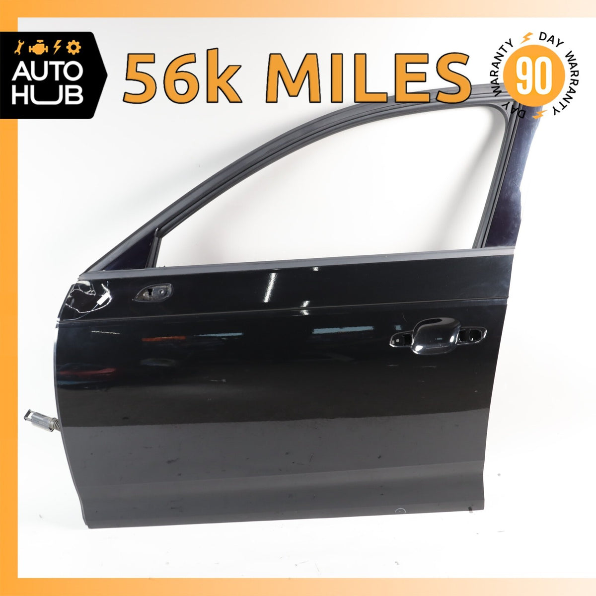 17-19 Audi B9 A4 Sedan Door Shell Front Left Driver Side Black OEM 56k - photo 1