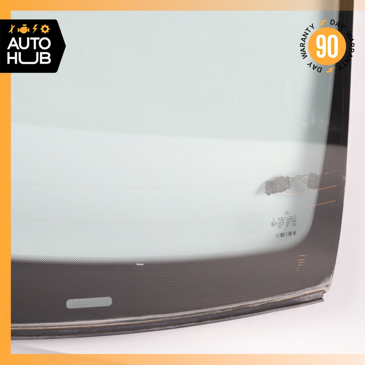 03-04 Mercedes R230 SL55 AMG SL500 Front Windshield Glass Wind Shield OEM - photo 5