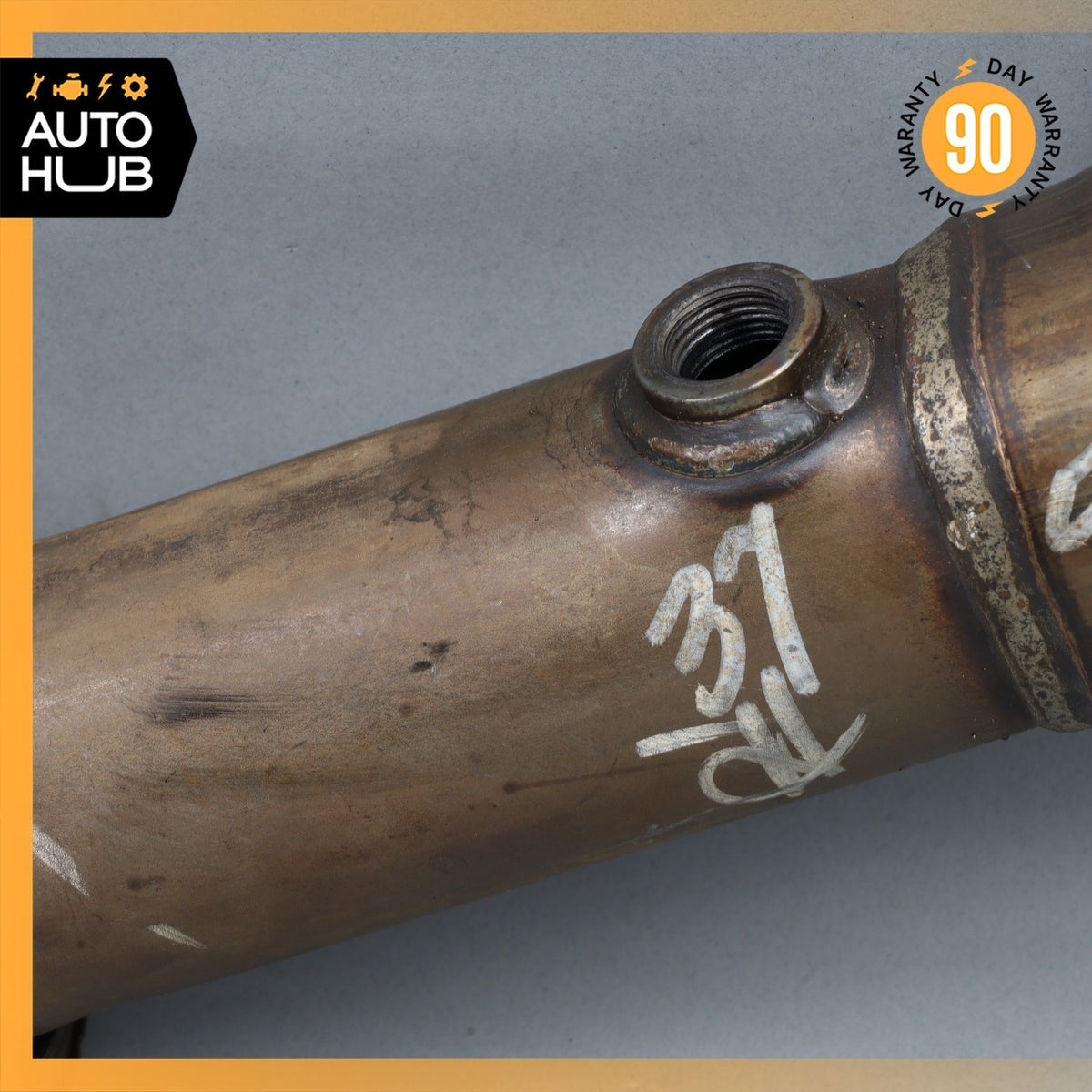 Mercedes X164 GL350 CDI Engine Front Exhaust Downpipe 1644920301 OEM - photo 4