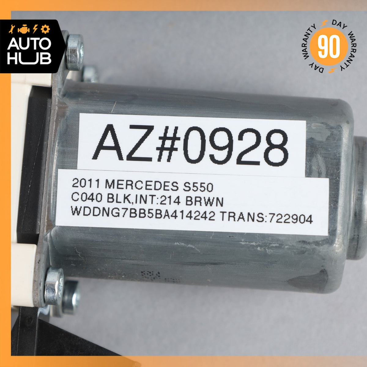 07-13 Mercedes W221 S550 S350 Window Regulator Motor Rear Left Driver Side OEM - photo 10