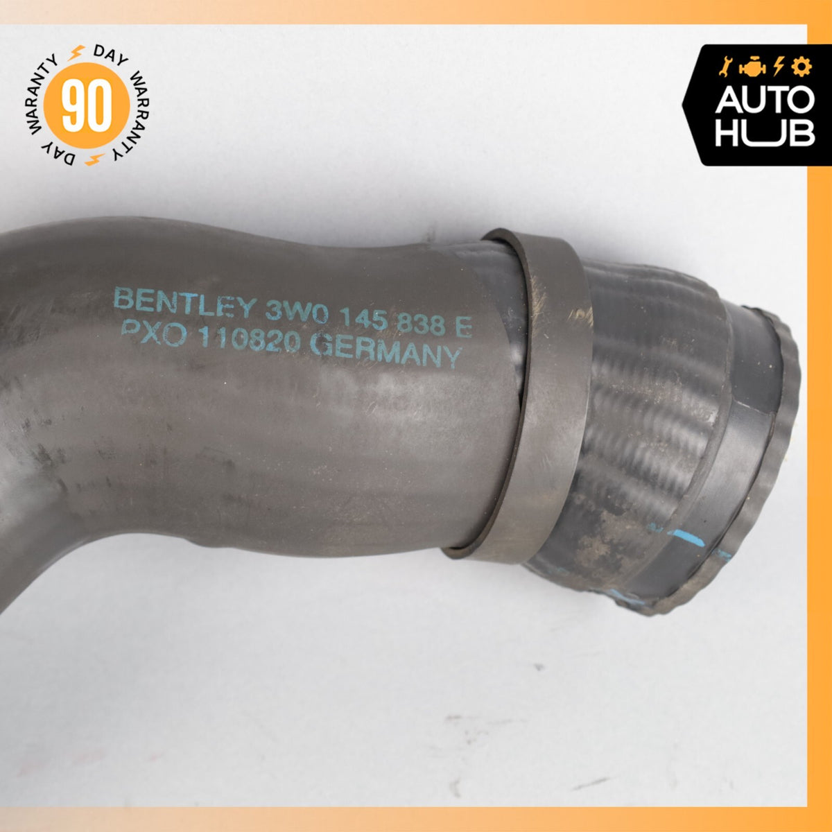 03-12 Bentley Continental GT GTC Speed 6.0L Left Side Intercooler Hose Pipe OEM - photo 7