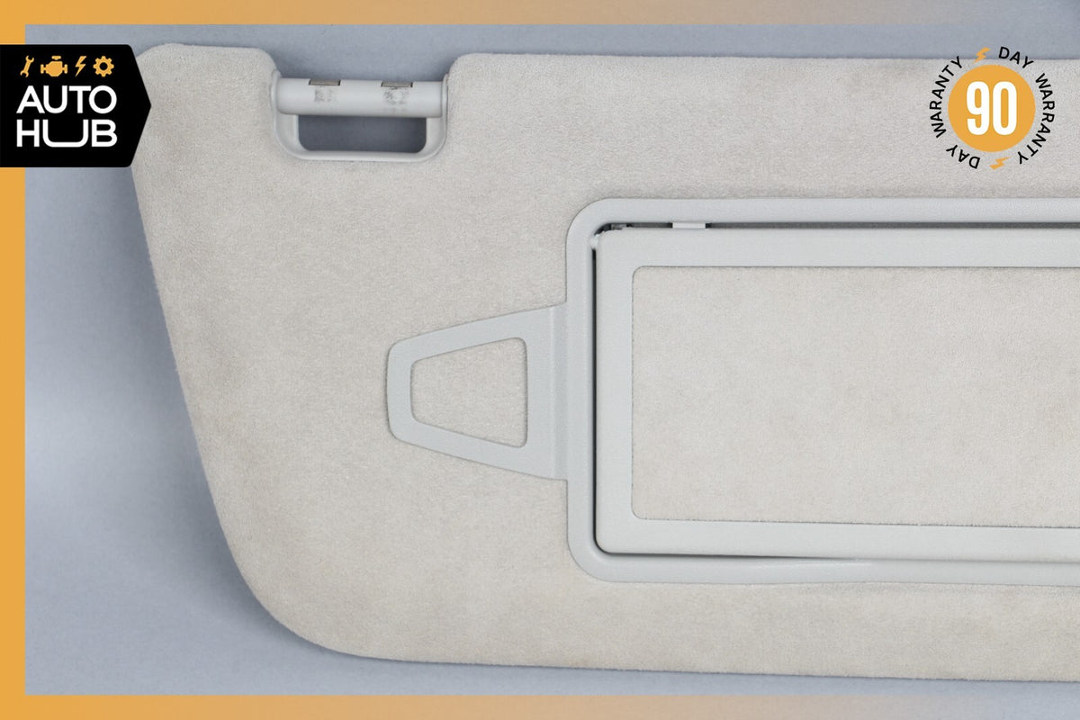 Mercedes W221 S600 CL550 Right Side Sun Visor Shade Sunvisor Gray Suede OEM - photo 4