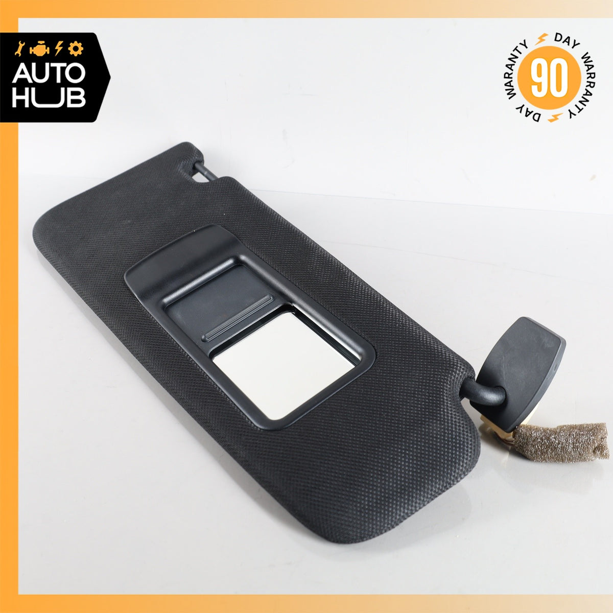 11-16 BMW F10 550i 528i Right Passenger Sun Visor Shade Black 51168038166 OEM - photo 5