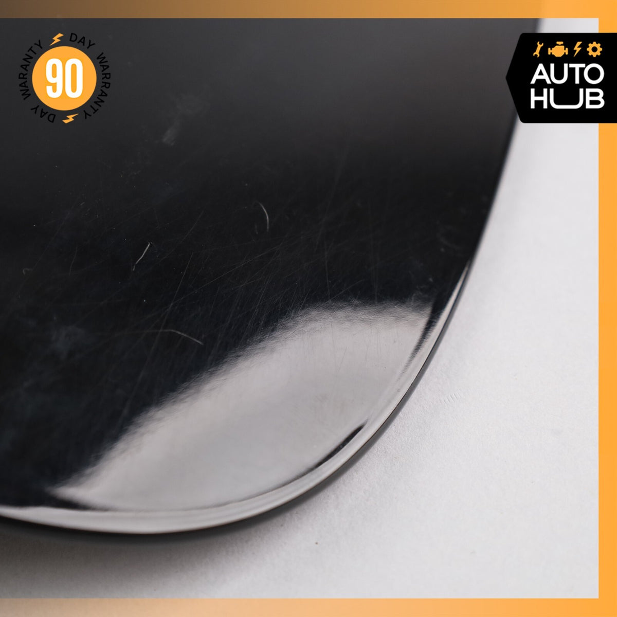 11-18 Porsche Cayenne 958 GTS Fuel Door Lid Gas Tank Cover Black OEM 82k - photo 4
