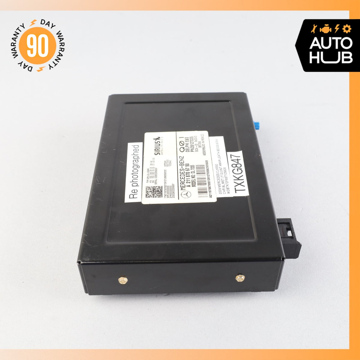 03-09 Mercedes W209 CLK550 SL500 Sirius Satellite Radio Receiver 2118706790 OEM - photo 4