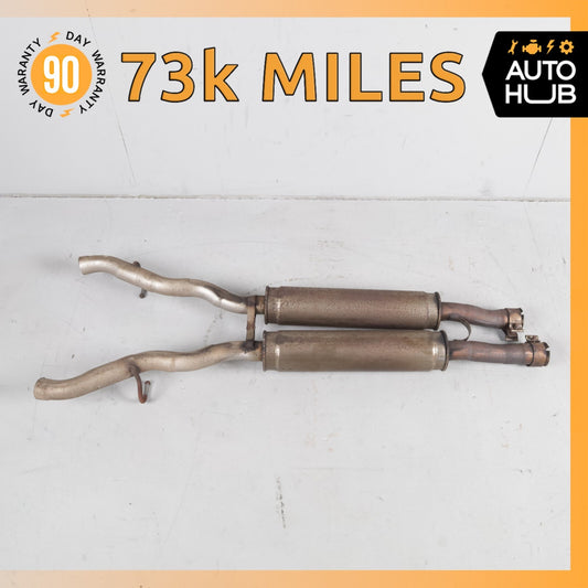 03-05 Ford Thunderbird 3.9L Exhaust Central Resonator Mid Pipe Silencer OEM 73k - photo 1