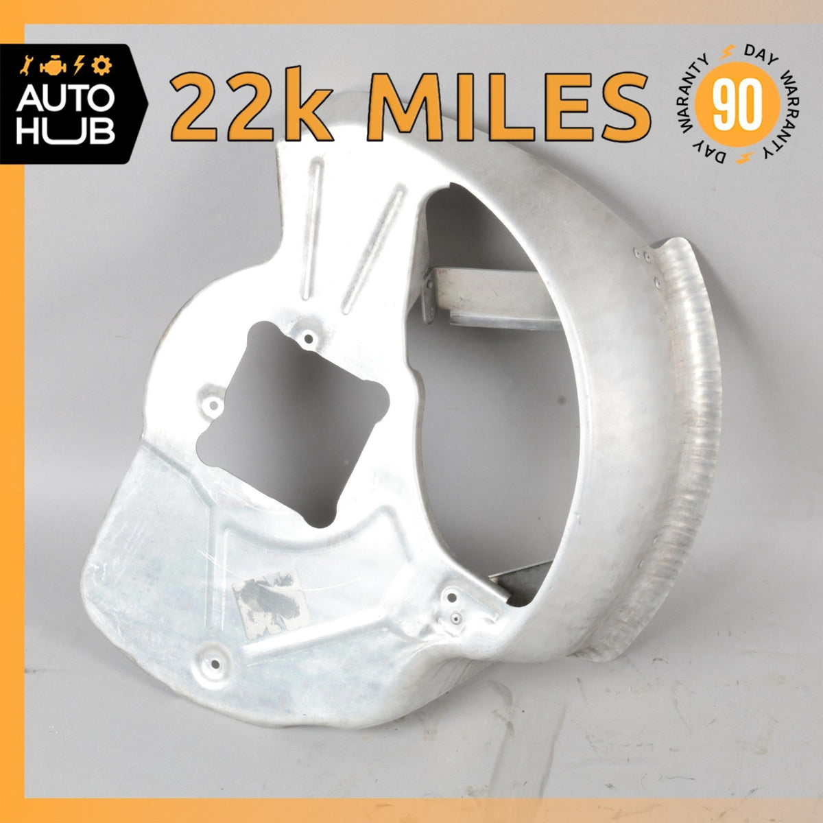 12-16 Aston Martin DB9 DBS Front Right Brake Dust Shield 8D332K004AC OEM 22k - photo 1