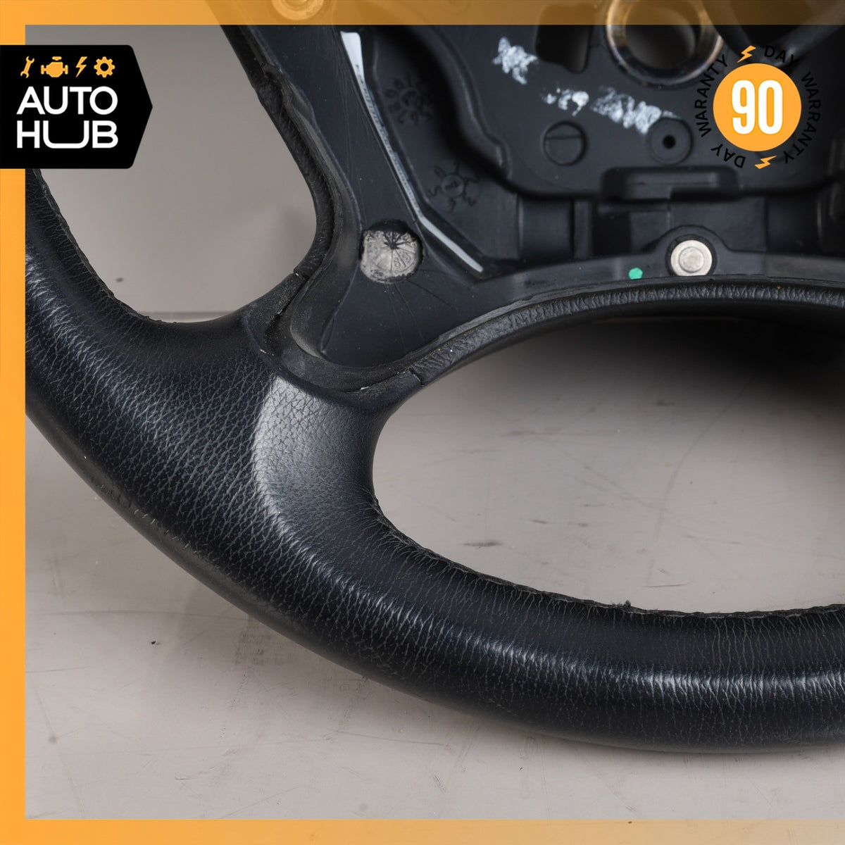 06-09 Mercedes W211 E350 CLS550 E550 CLS500 Steering Wheel 2194601603 Black OEM - photo 8