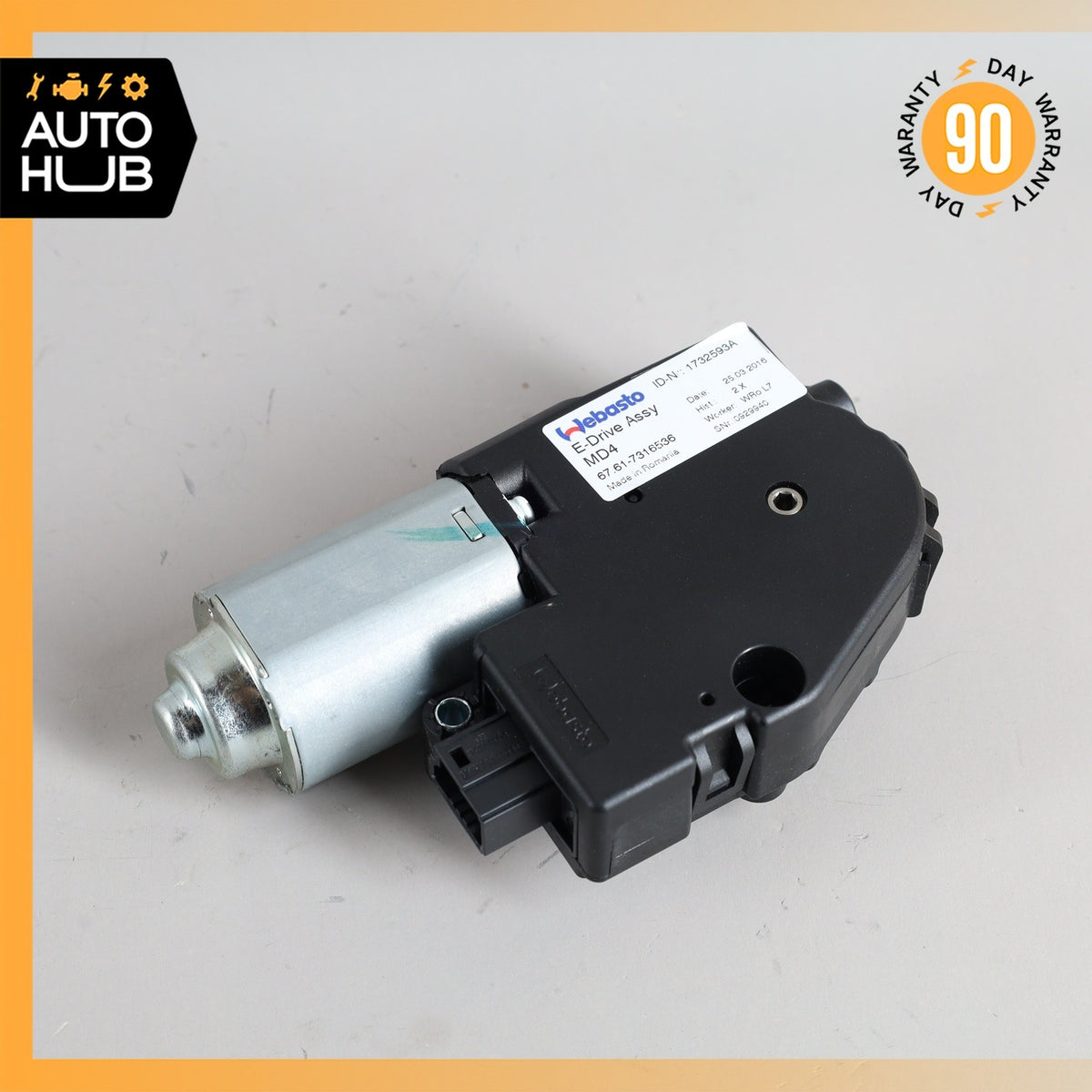 12-18 BMW F30 320i 330e 328i 335i M3 Panoramic Sunroof Sun Roof Motor OEM 72k - photo 2