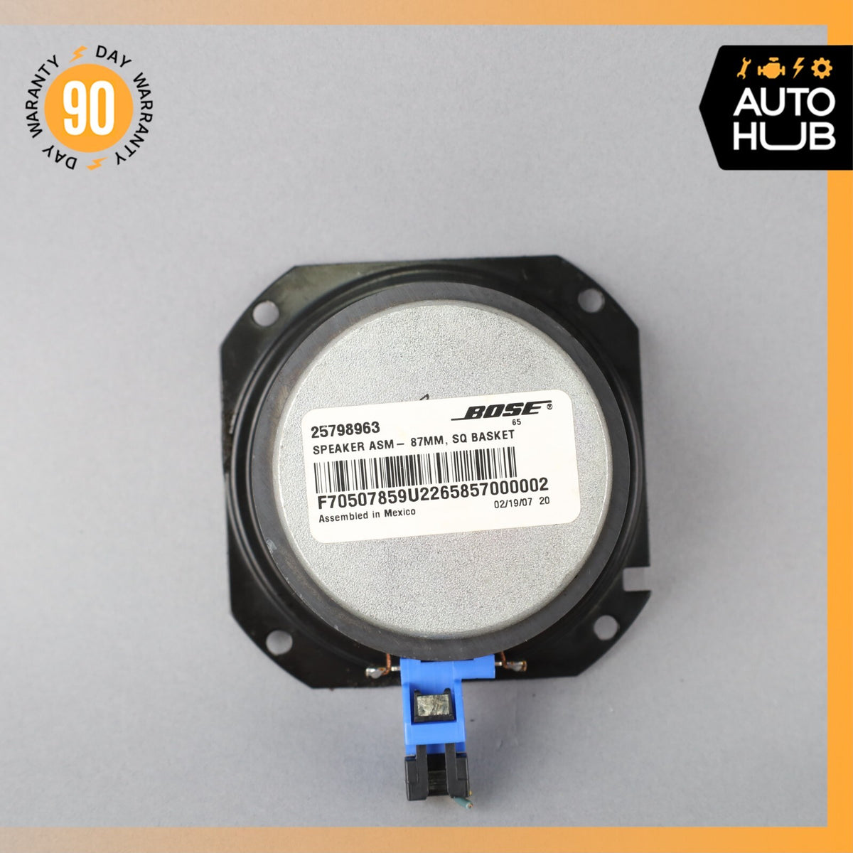 03-14 Cadillac XLR Escalade Front or Rear Radio Sound Speaker 25798963 OEM 70k - photo 5