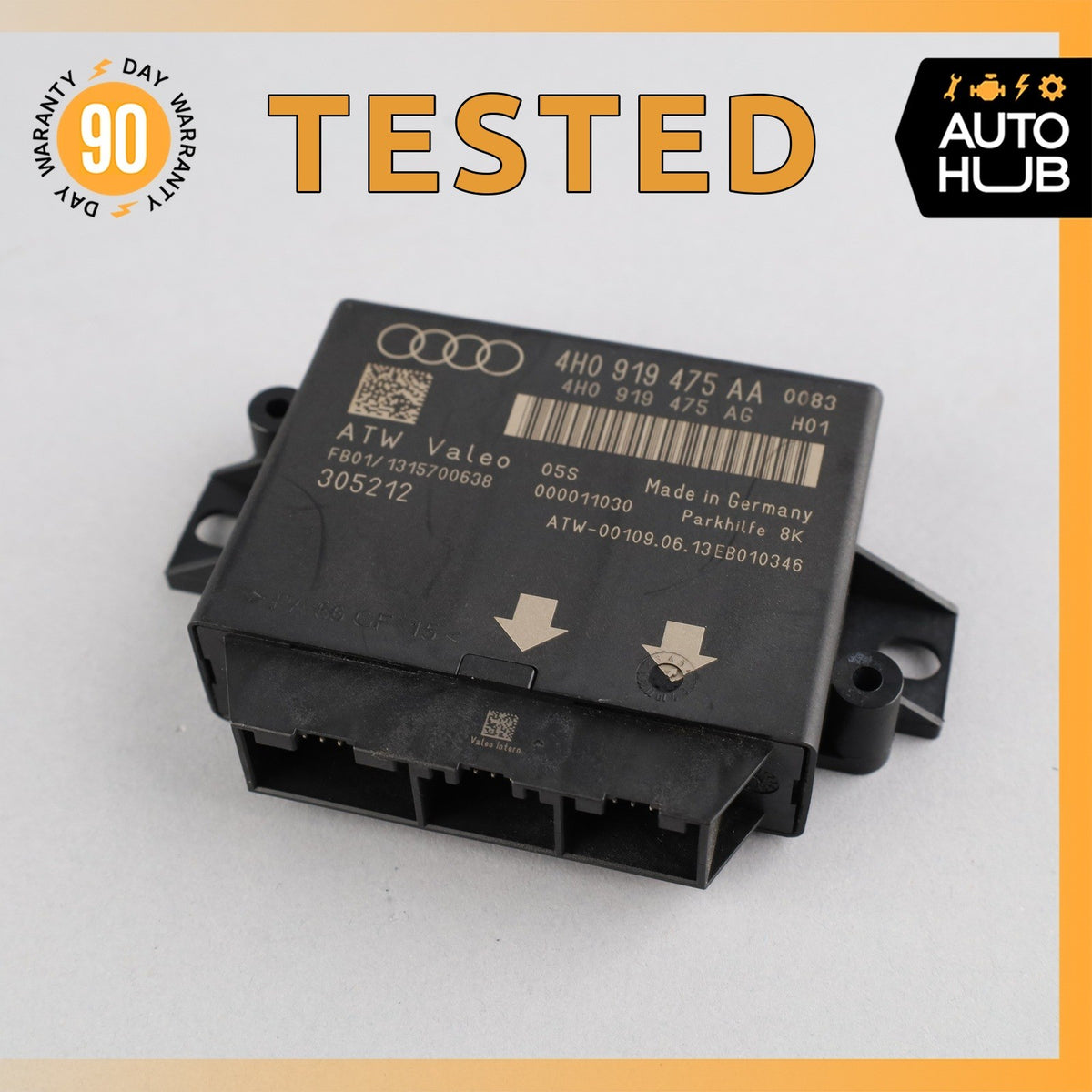11-18 Audi D4 A8 Parking Aid Control Module 4H0919475AA OEM - photo 1