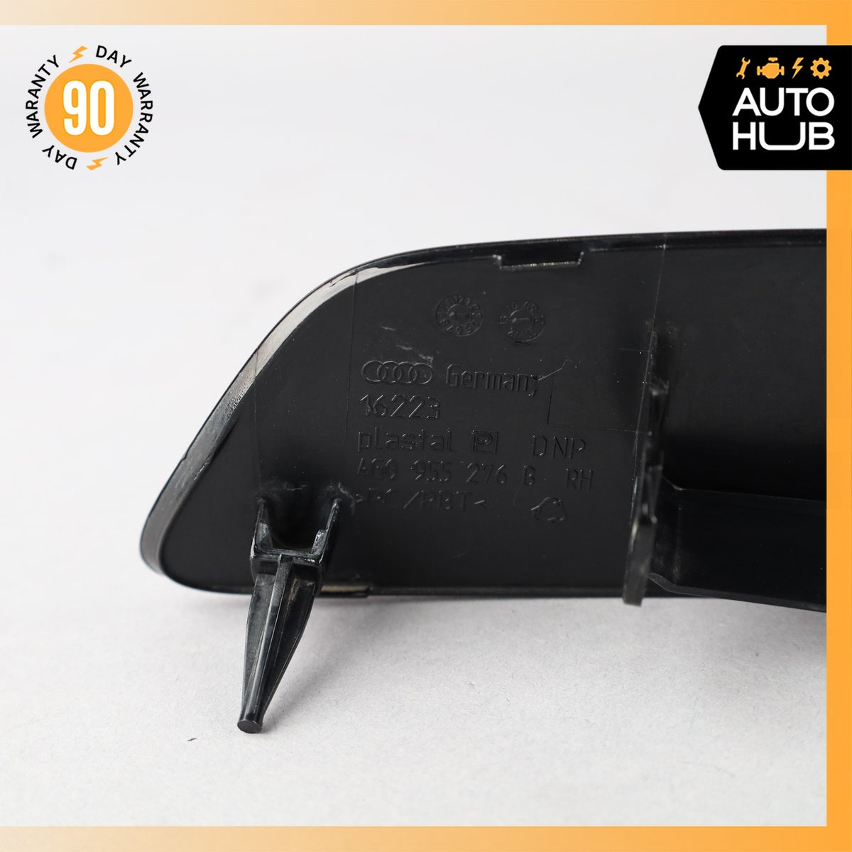 Audi C7 A6 Right Passenger Side Headlight Washer Cover Black OEM - photo 7