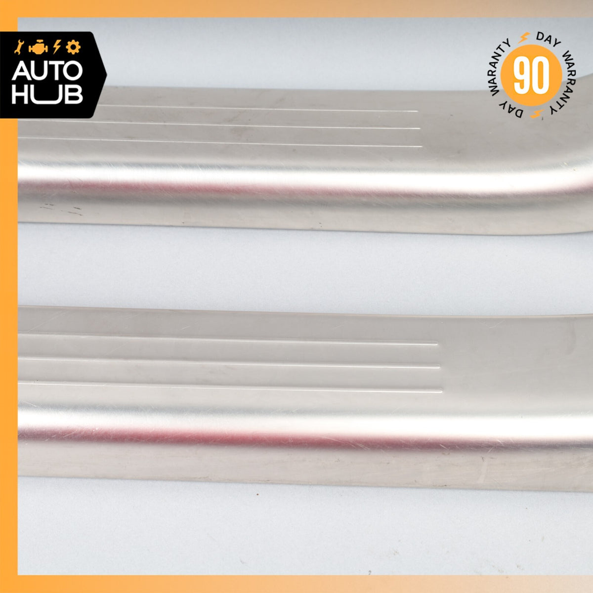 06-13 Bentley Continental Flying Spur Front Left & Right Door Step Sill Set OEM - photo 3