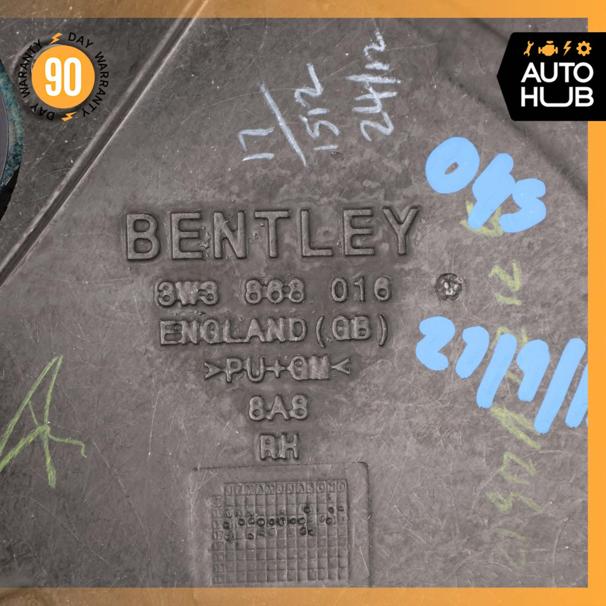 12-16 Bentley Continental GT Right Passenger Side Interior Door Panel OEM 30k - photo 22