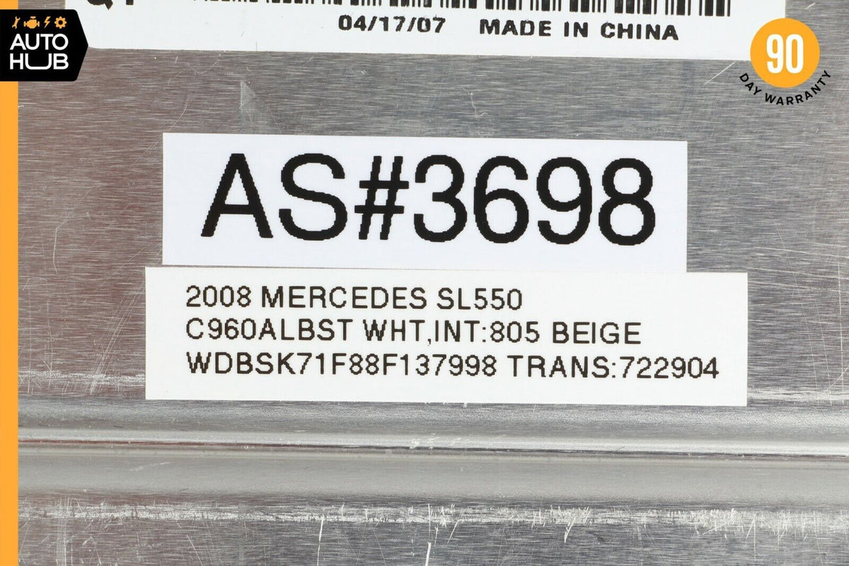06-12 Mercedes R230 SL550 E350 Communication Control Module 2198200926 OEM - photo 12