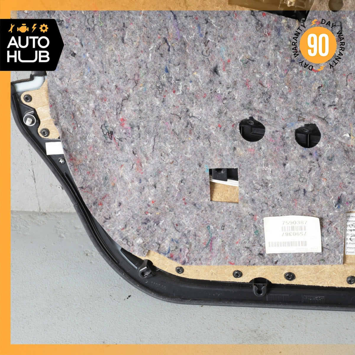 03-06 Mercedes W211 E320 E500 Interior Door Panel Front Right Side Black OEM - photo 17