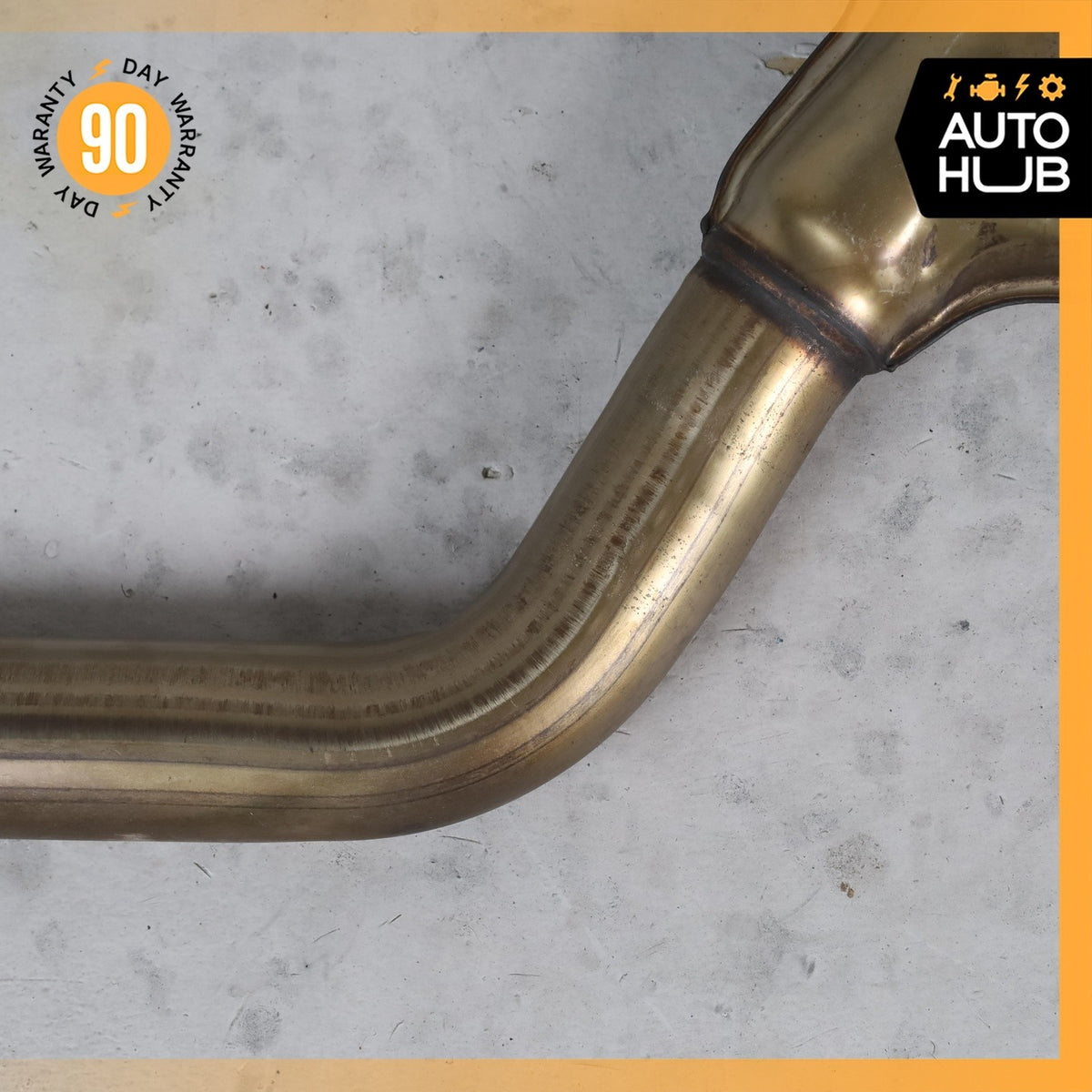 Mercedes W213 E43 AMG E450 Engine Exhaust Downpipe Center Resonator OEM 77k - photo 7