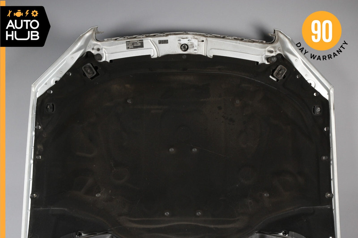 07-13 Mercedes W221 S63 AMG S550 Hood Panel Assembly Iridium Silver Metallic OEM - photo 10