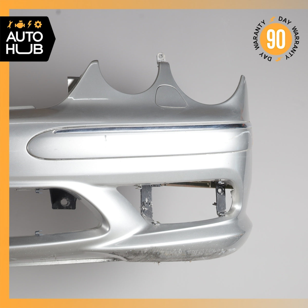 03-06 Mercedes W215 CL500 CL55 AMG Sport Front Bumper Cover Assembly Silver OEM - photo 6
