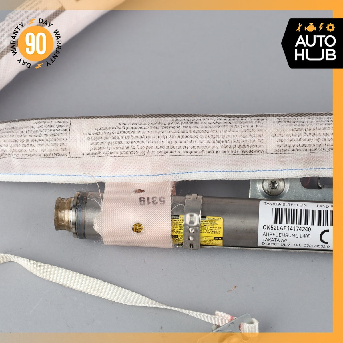 Land Rover Range Rover L405 Roof Curtain Airbag Air Bag Left CK5214K160AE OEM - photo 5