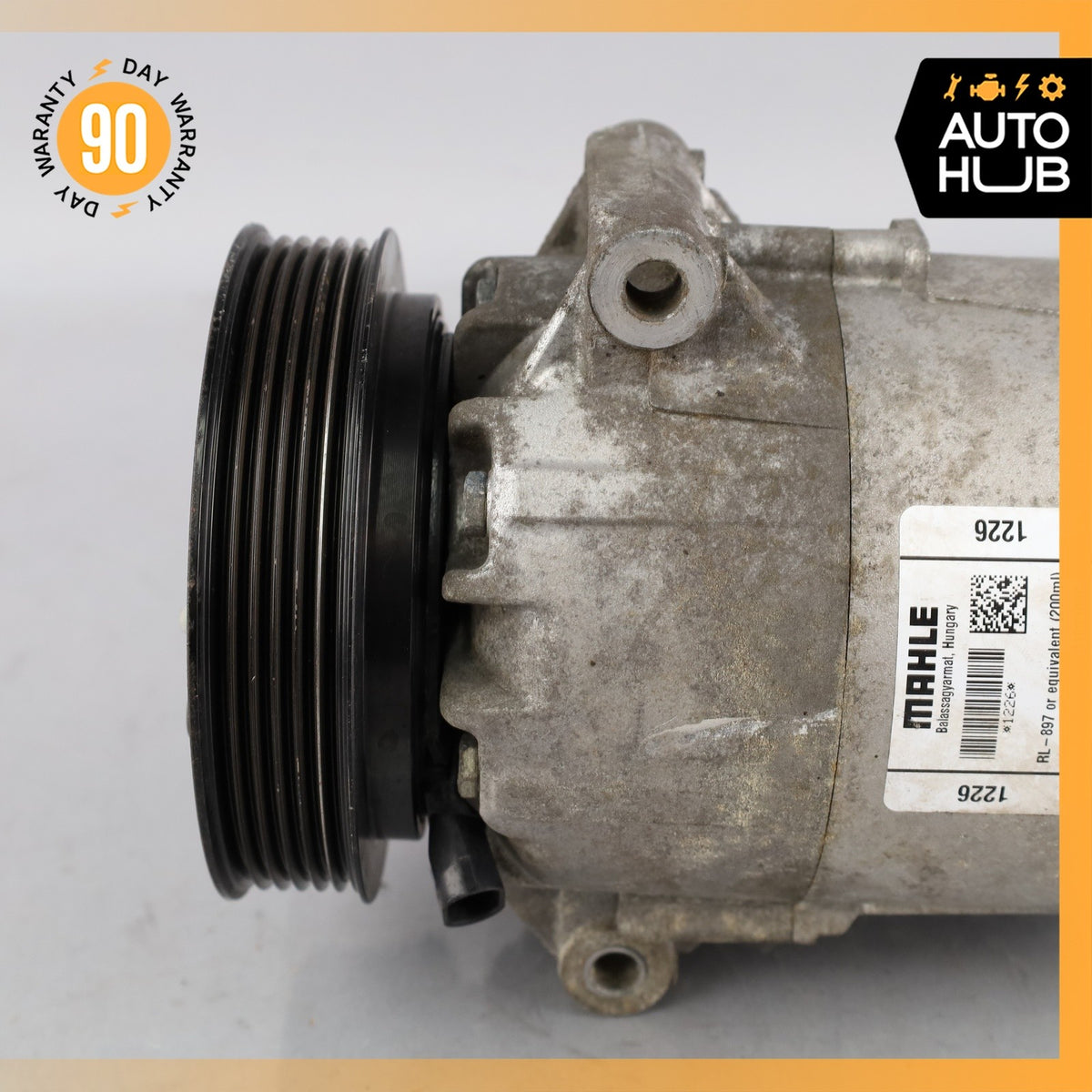 04-19 Maserati GranTurismo M145 A/C Air Conditioning Compressor 01141226 OEM 58k - photo 4