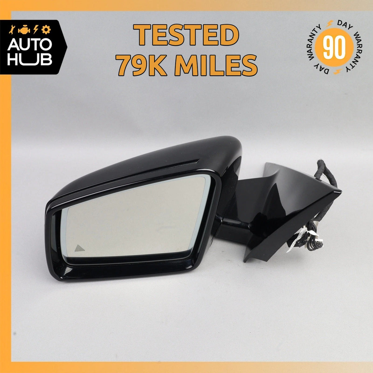10-17 Mercedes W207 E400 E550 Left Side Rear View Door Mirror w/ Blind Spot OEM - photo 1