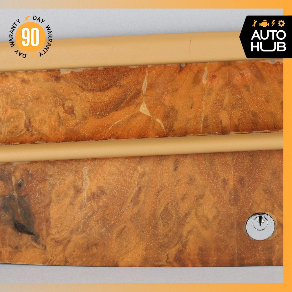 81-89 Rolls Royce Silver Spur Dashboard Dash Glove Box Cover Wood OEM 40k - photo 4