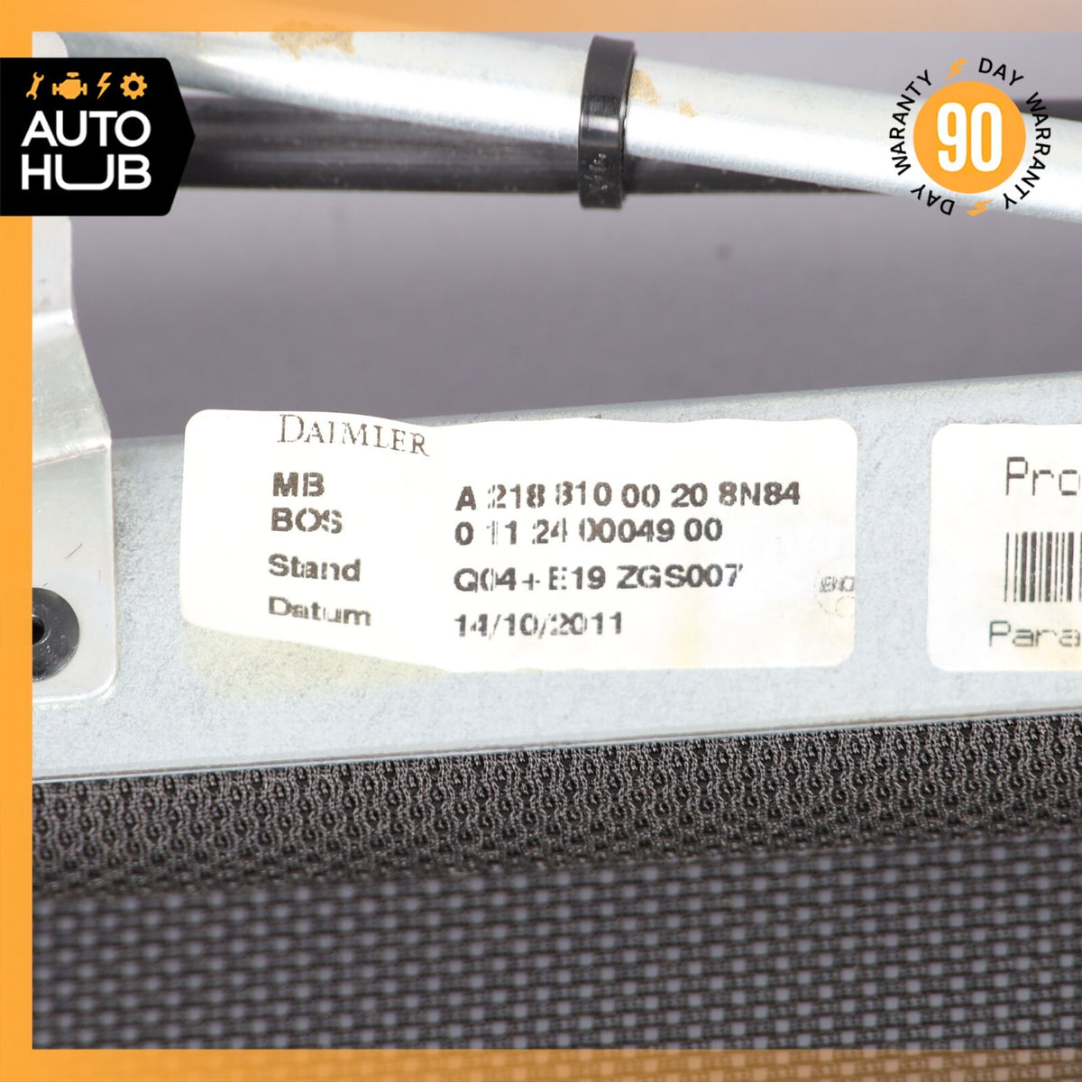 12-18 Mercedes W219 CLS550 CLS63 AMG Rear Window Sun Shade Roller Blind OEM - photo 12
