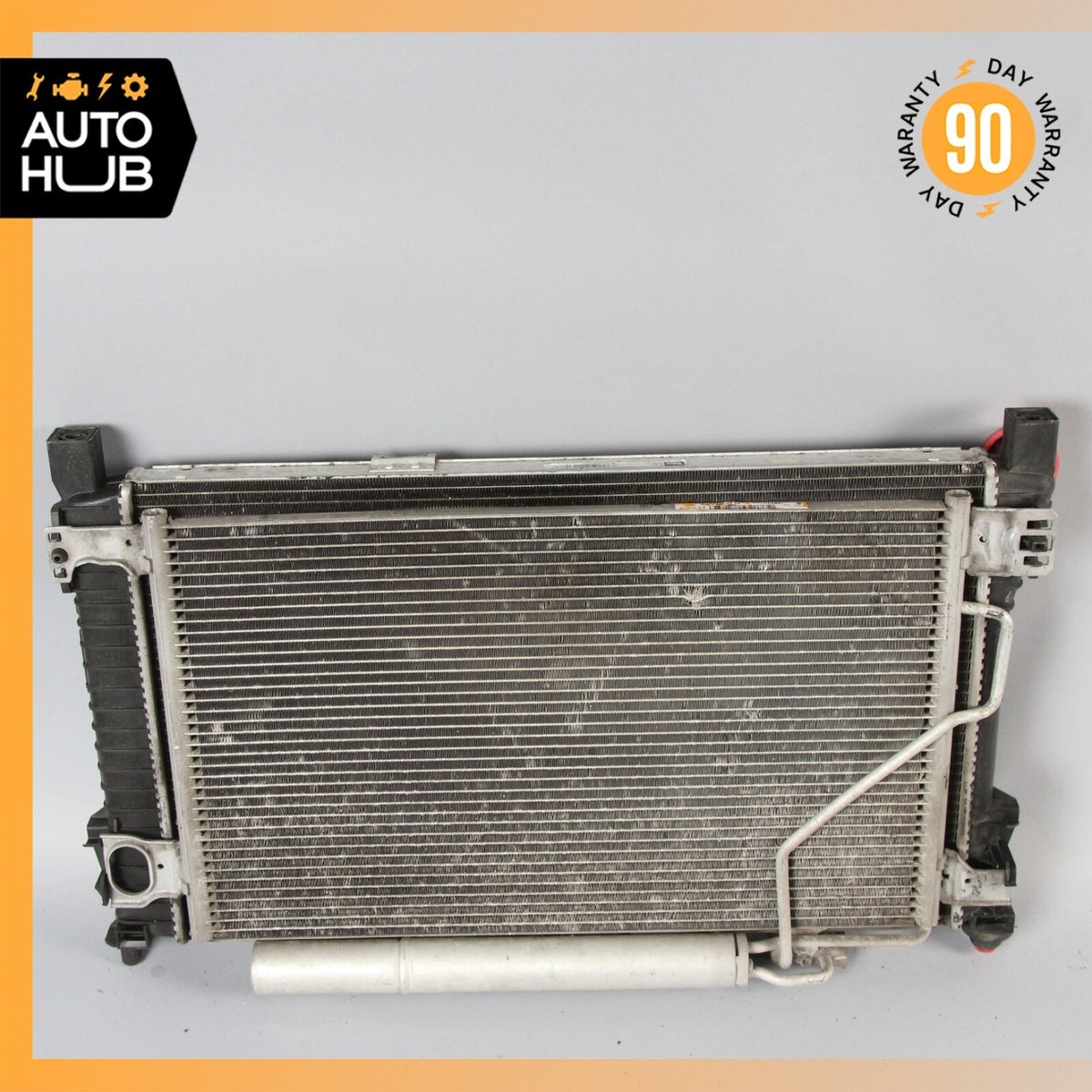 06-07 Mercedes W209 CLK350 C350 Engine Cooling Radiator AC A/C Condenser OEM - photo 2