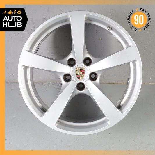 Porsche Macan 95B S 9 x 18 18" Rear Wheel Rim Silver 95B601025AQ OEM - photo 1