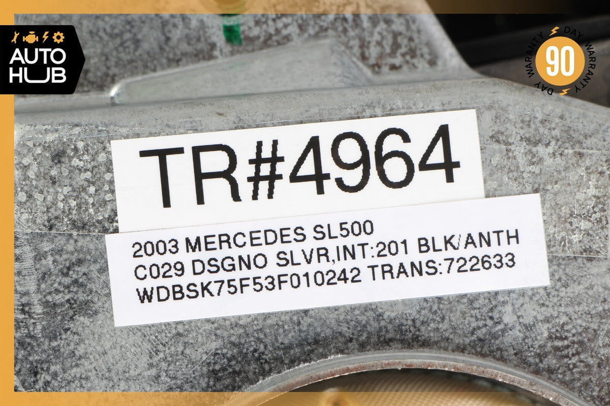 Mercedes R230 SL500 SL55 AMG CLK500 E350 Steering Wheel Airbag Air Bag Black OEM - photo 11
