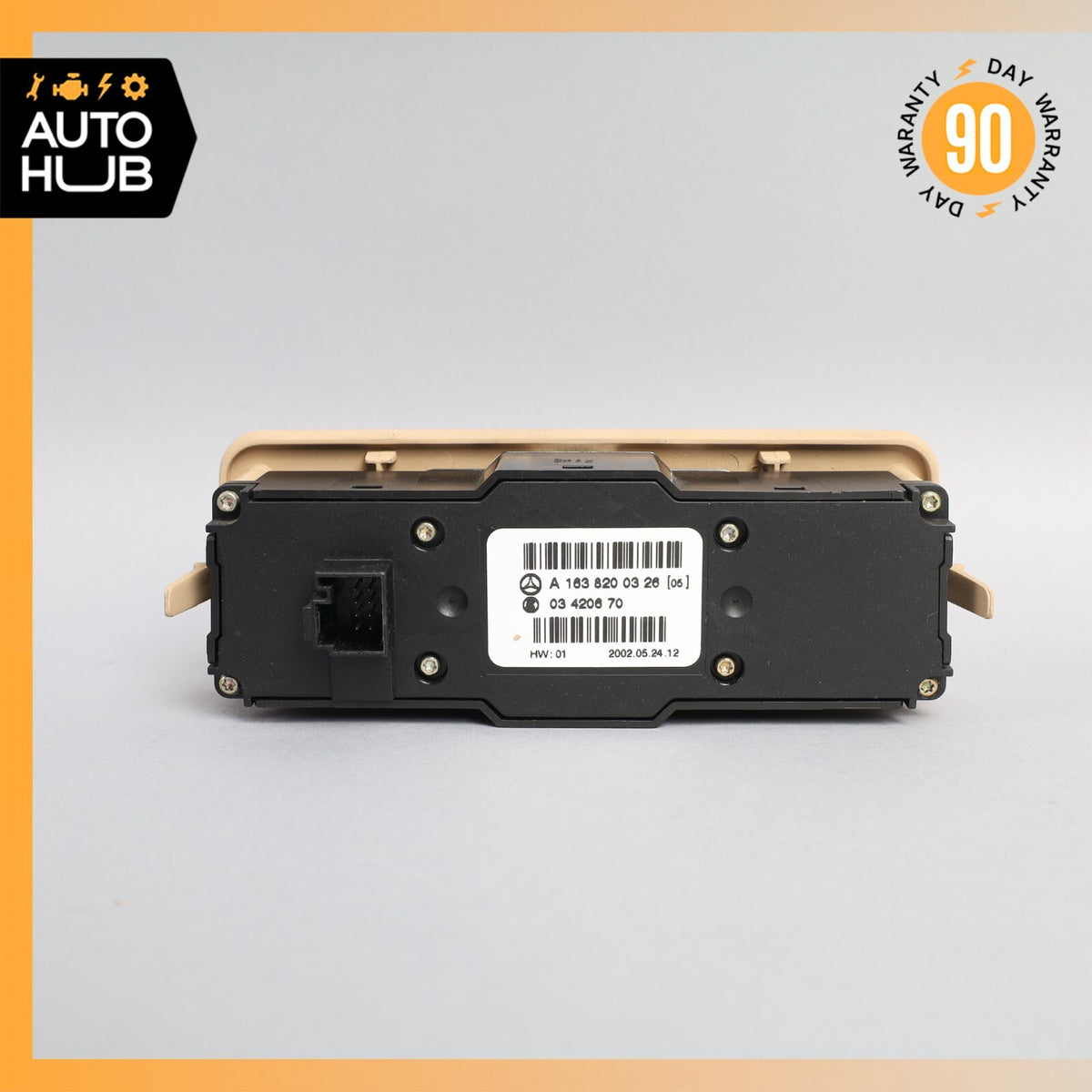 02-05 Mercedes W163 ML320 ML500 Rear Window Switch w/Climate 1638200326 OEM - photo 7