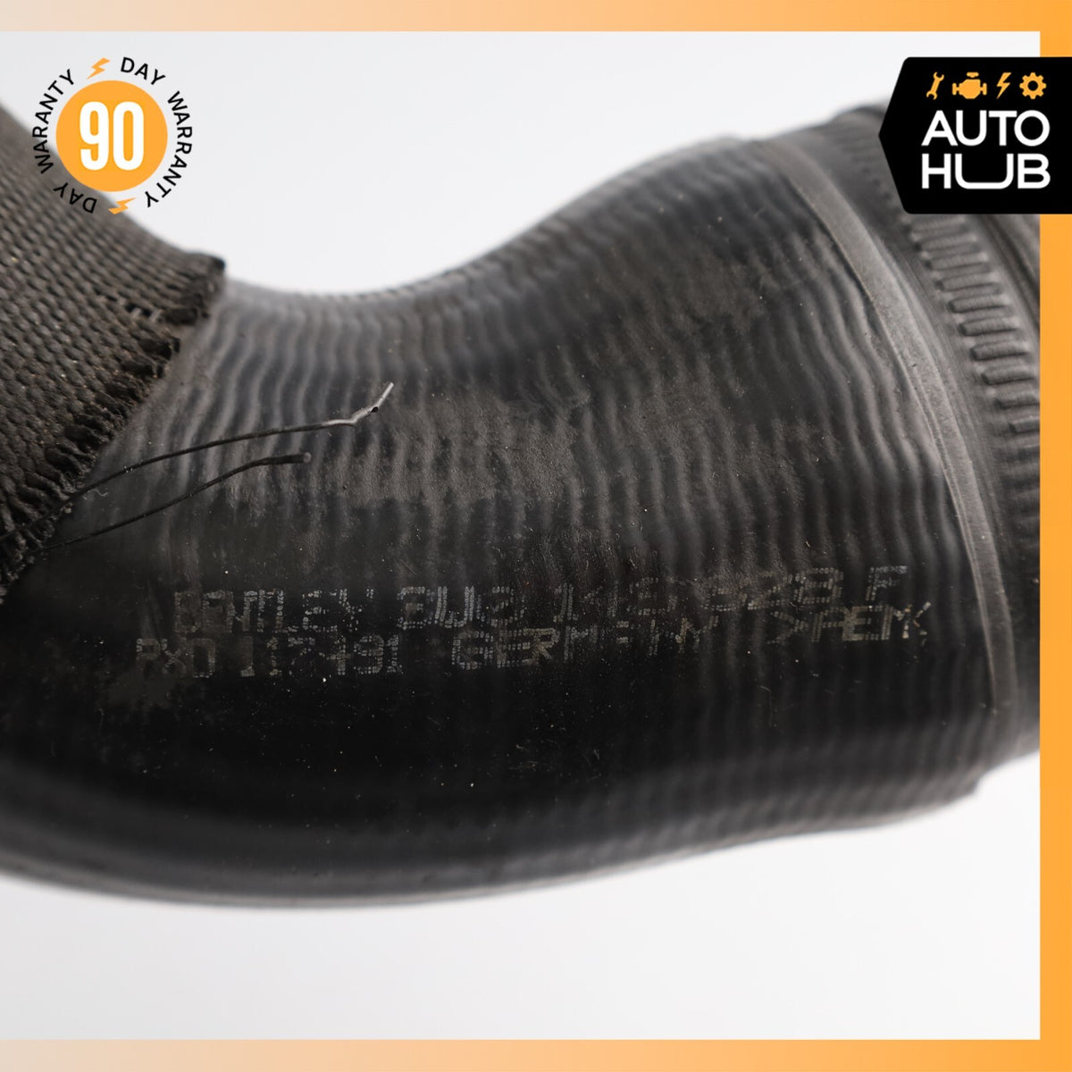 03-12 Bentley Continental GTC 6.0L W12 Left Side Intercooler Hose Pipe OEM 63k - photo 7