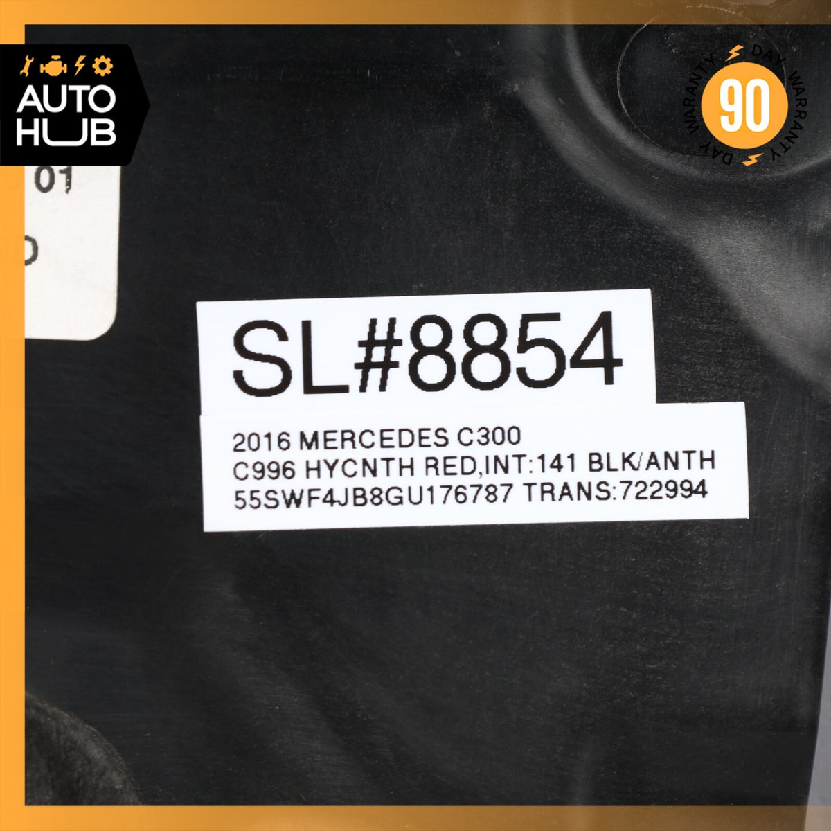 15-20 Mercedes W205 C300 M274 Front Right Engine Partition Shield OEM 41k - photo 12