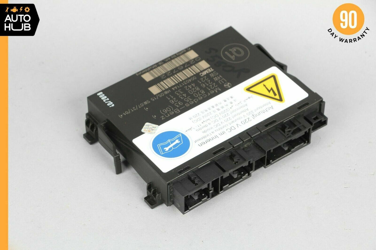 07-10 Mercedes W221 S550 S63 Front Left or Right Seat Contour Control Module OEM - photo 3