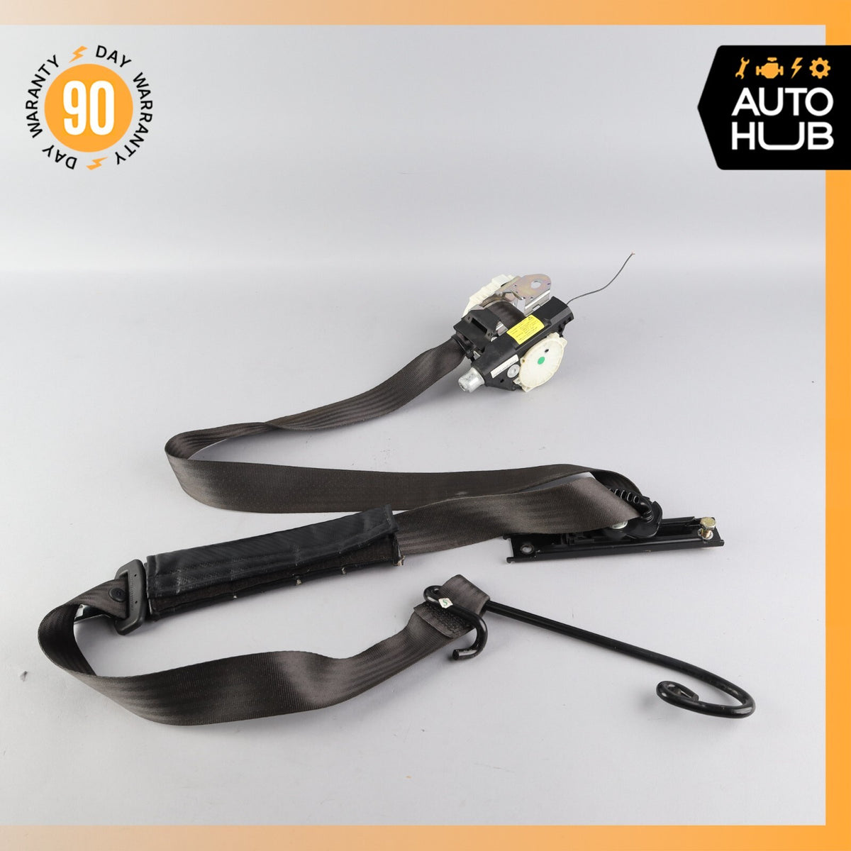 08-19 Maserati GranTurismo M145 Front Right Side Seat Belt Black OEM - photo 12