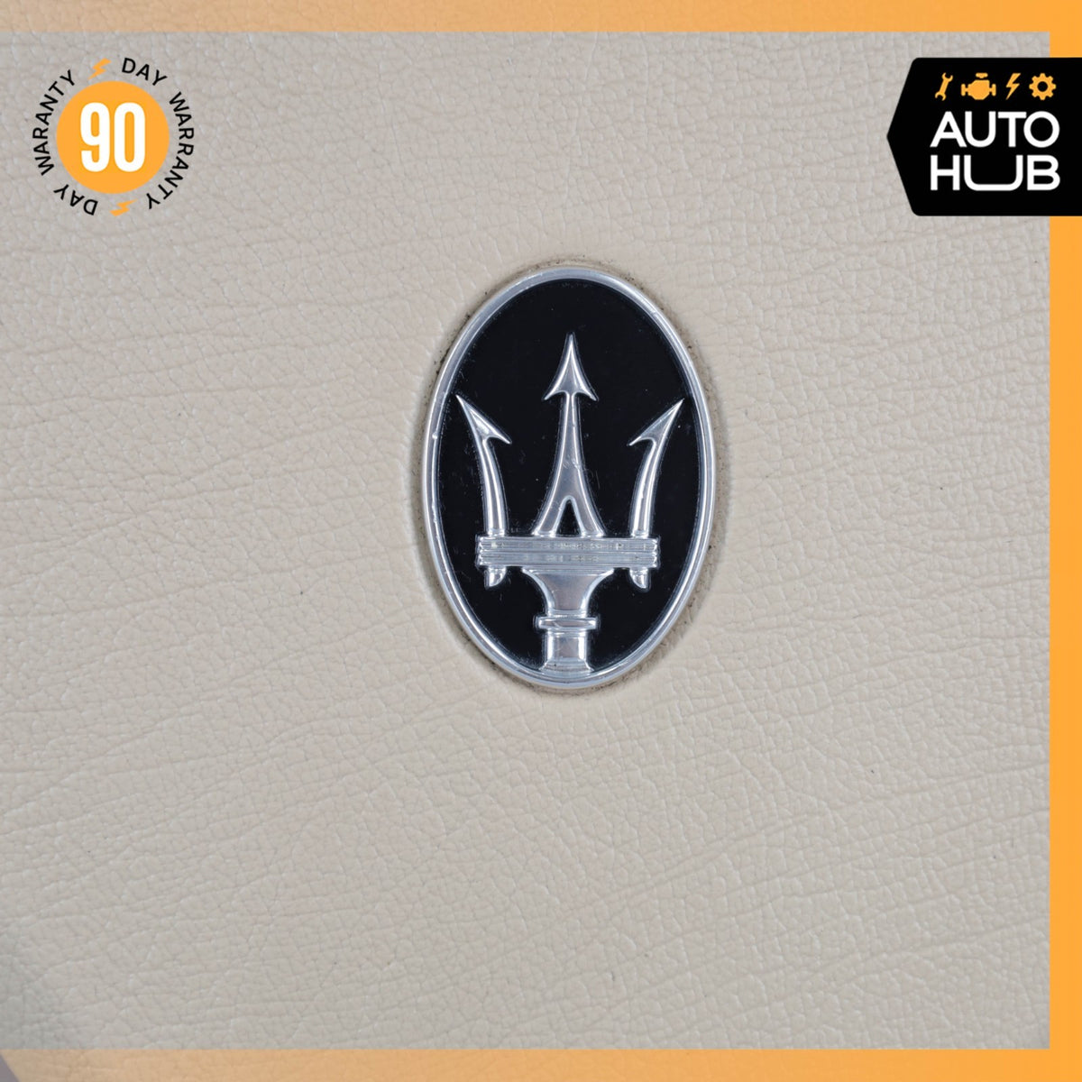 08-19 Maserati GranTurismo S M145 Steering Wheel Air Bag Airbag Beige OEM 47k - photo 6