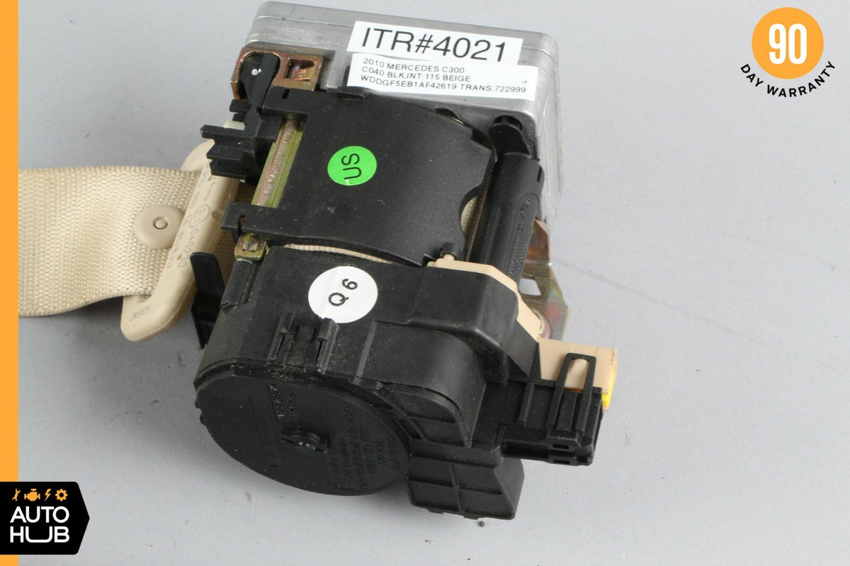 02-06 Mercedes W215 CL500 CL600 CL55 Seat Belt Retractor Front Right Beige OEM - photo 6