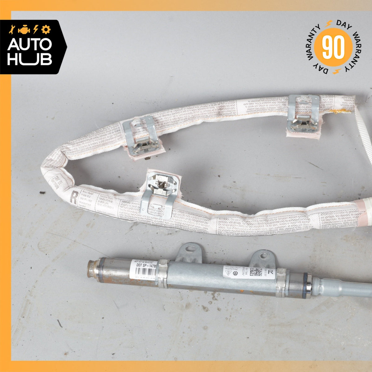 11-18 Porsche Cayenne 958 Hybrid S Roof Curtain Airbag Air Bag Right Side OEM - photo 11