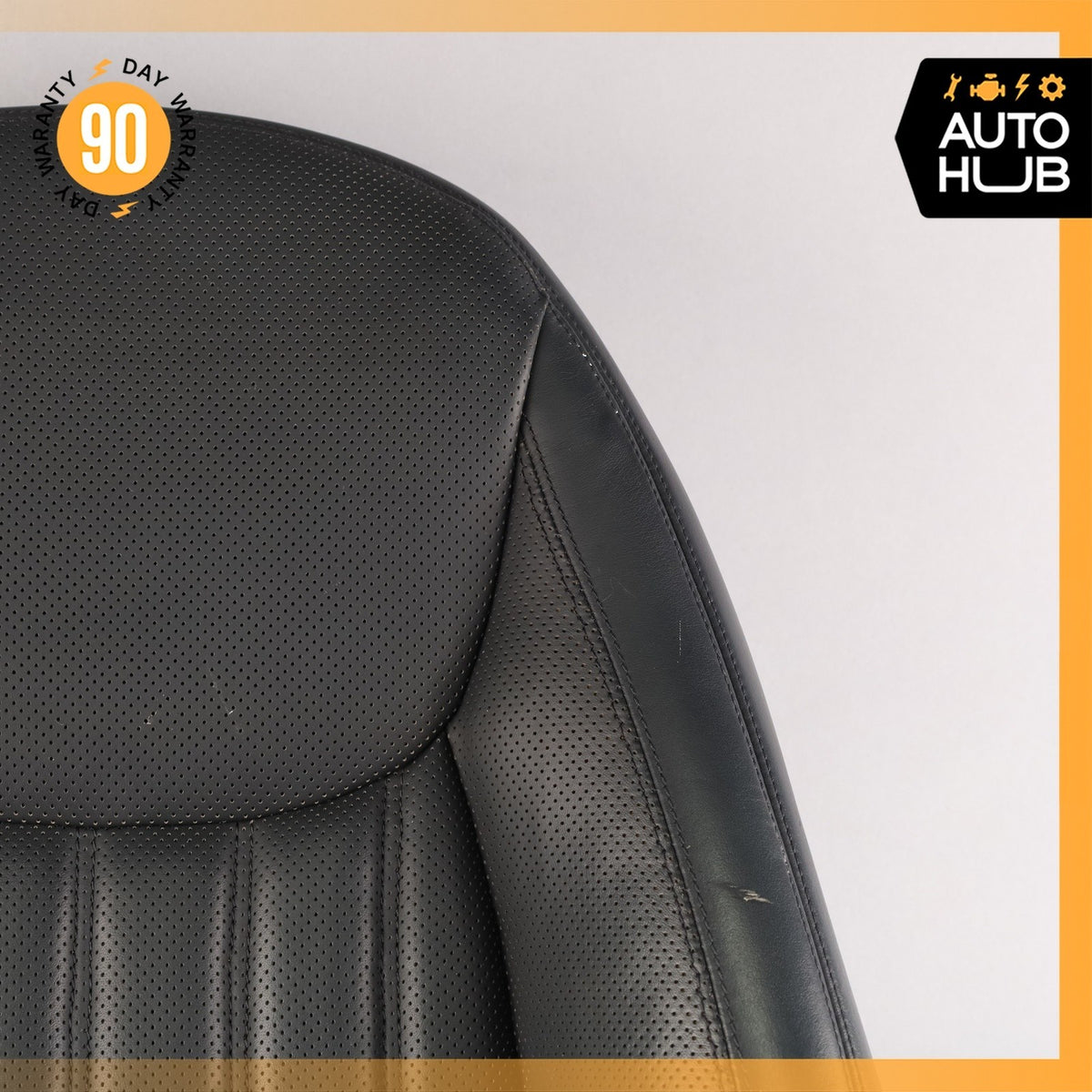 09-12 Mercedes R230 SL550 Top Upper Seat Cushion Right Side Nappa Black OEM - photo 3