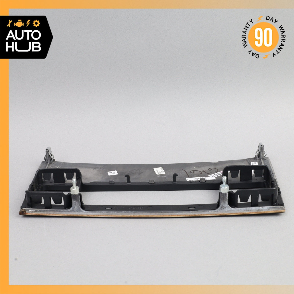 04-10 BMW E60 550i 528i 535i Dashboard Switch Cover Panel Trim Wood OEM - photo 7