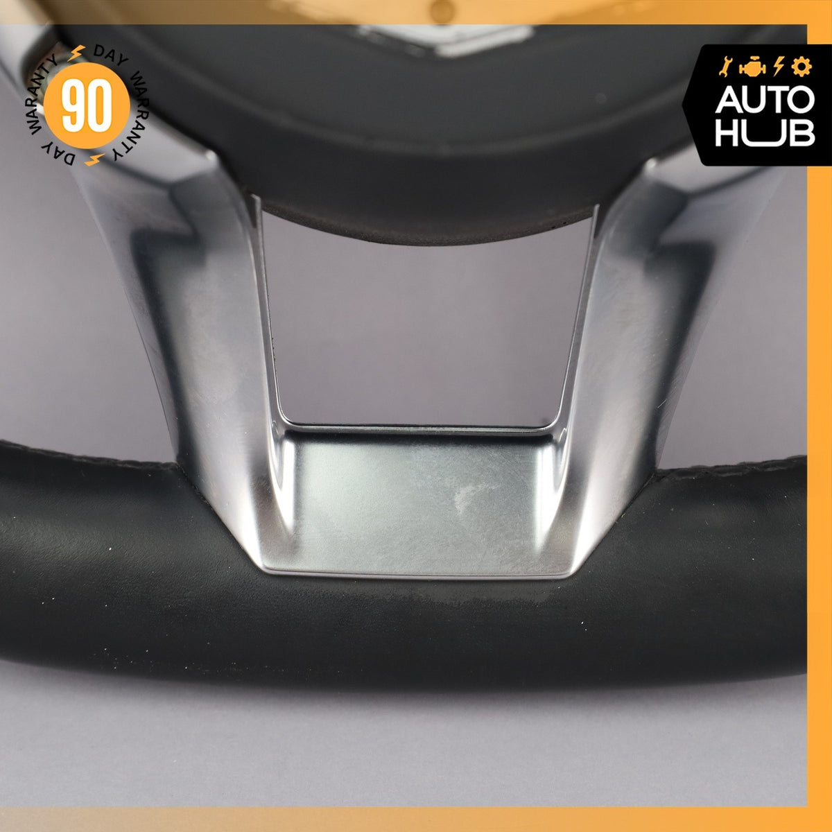 15-18 Mercedes W205 C43 GLC63 AMG Steering Wheel Flat Bottom Suede OEM - photo 15