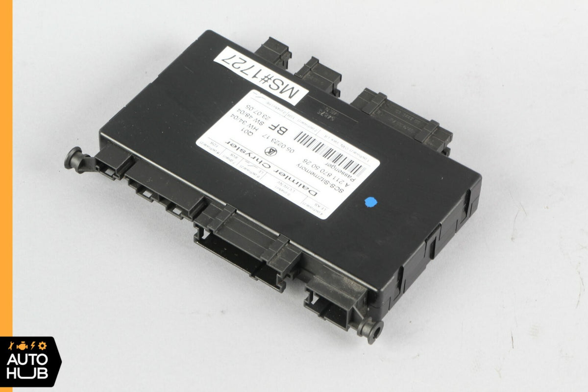 03-11 Mercedes W211 E500 CLS550 Front Right Side Under Seat Control Module OEM - photo 2