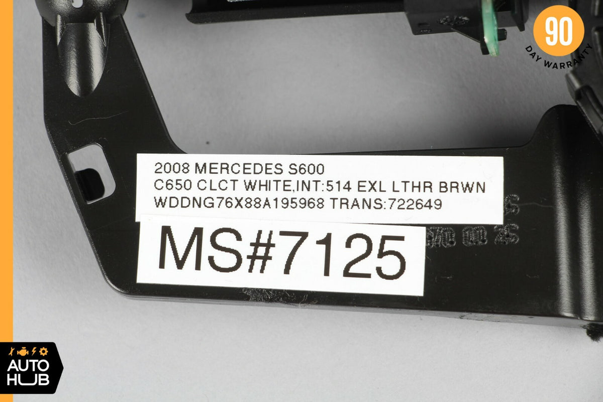06-11 Mercedes W221 S600 E550 Front Seat Headrest Head Rest Adjust Motor OEM - photo 8