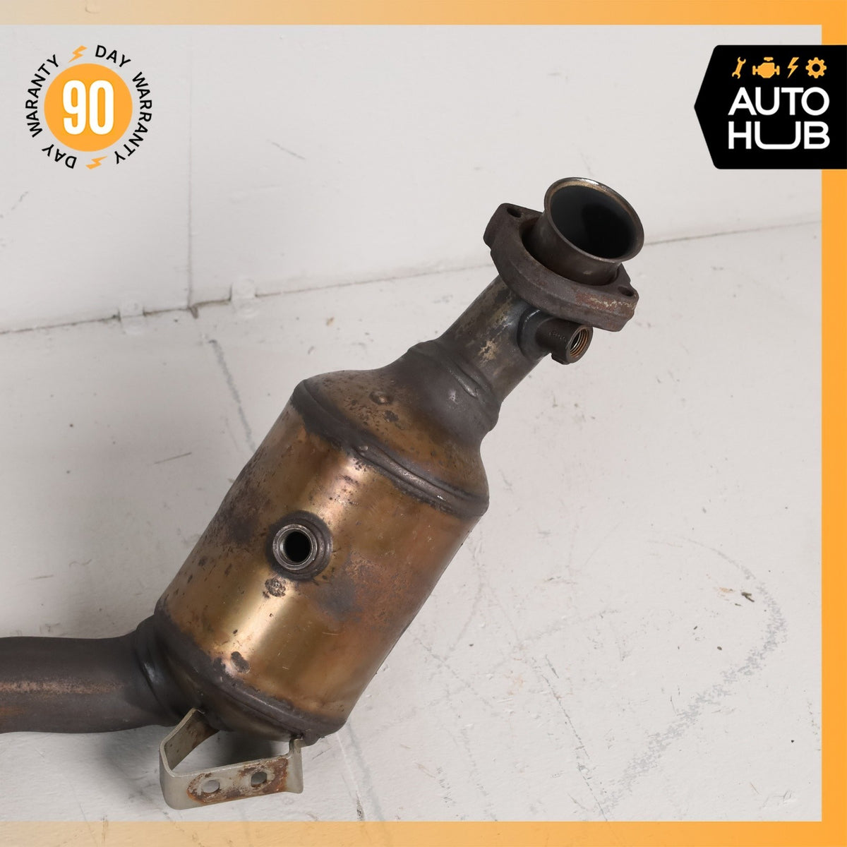 10-11 Mercedes W212 E350 M272 4Matic Engine Exhaust Downpipe Set 2124901236 OEM - photo 5