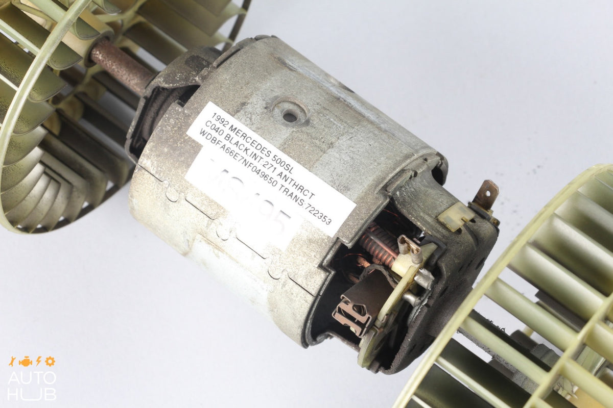 90-02 Mercedes R129 500SL SL500 SL600 AC A/C Heater Motor Blower Fan OEM - photo 6