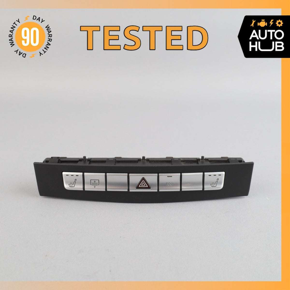 Mercedes W212 E350 Hazard Seat Belt Roller Center Control Switch OEM - photo 1