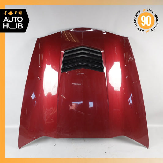 14-19 Chevrolet Corvette C7 Z51 Hood Bonnet Cover Panel Assembly Red OEM - photo 1